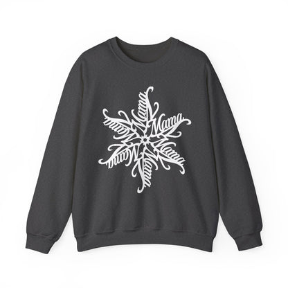 Mama Snowflake Sweatshirt, Personalized Snowflake Mom Sweater, Custom Ornate Design, Mothers Day Gift, New Mom Gift, Cozy Mama Crewneck