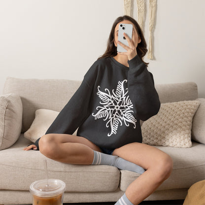 Mama Snowflake Sweatshirt, Personalized Snowflake Mom Sweater, Custom Ornate Design, Mothers Day Gift, New Mom Gift, Cozy Mama Crewneck