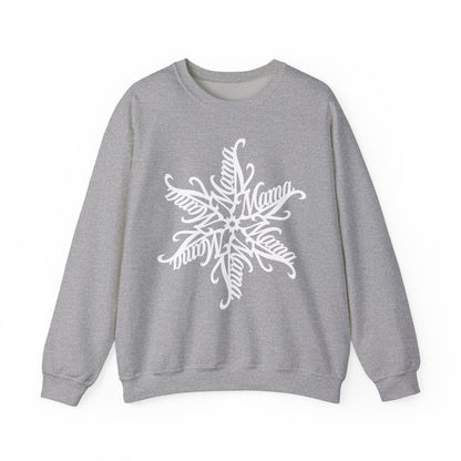 Mama Snowflake Sweatshirt, Personalized Snowflake Mom Sweater, Custom Ornate Design, Mothers Day Gift, New Mom Gift, Cozy Mama Crewneck