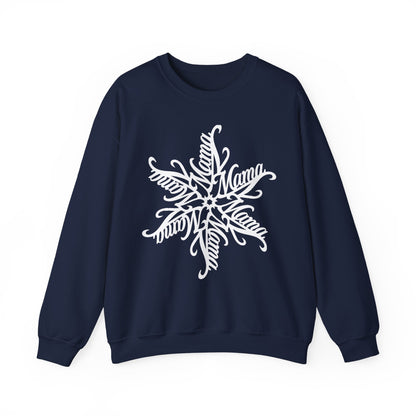 Mama Snowflake Sweatshirt, Personalized Snowflake Mom Sweater, Custom Ornate Design, Mothers Day Gift, New Mom Gift, Cozy Mama Crewneck