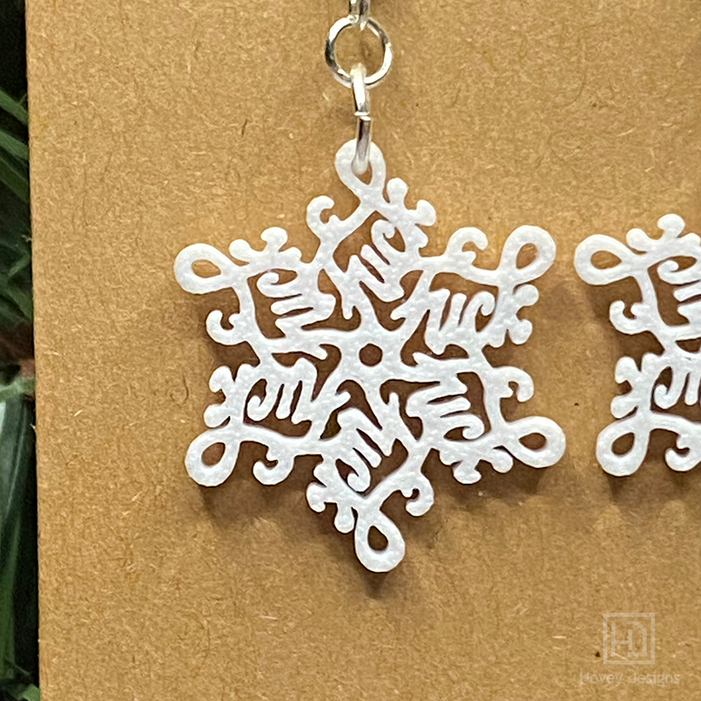 Fuck Flake Snowflake Earrings