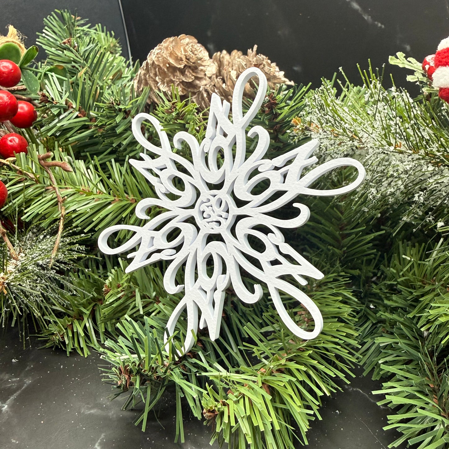 6 7 Trend Snowflake Ornament