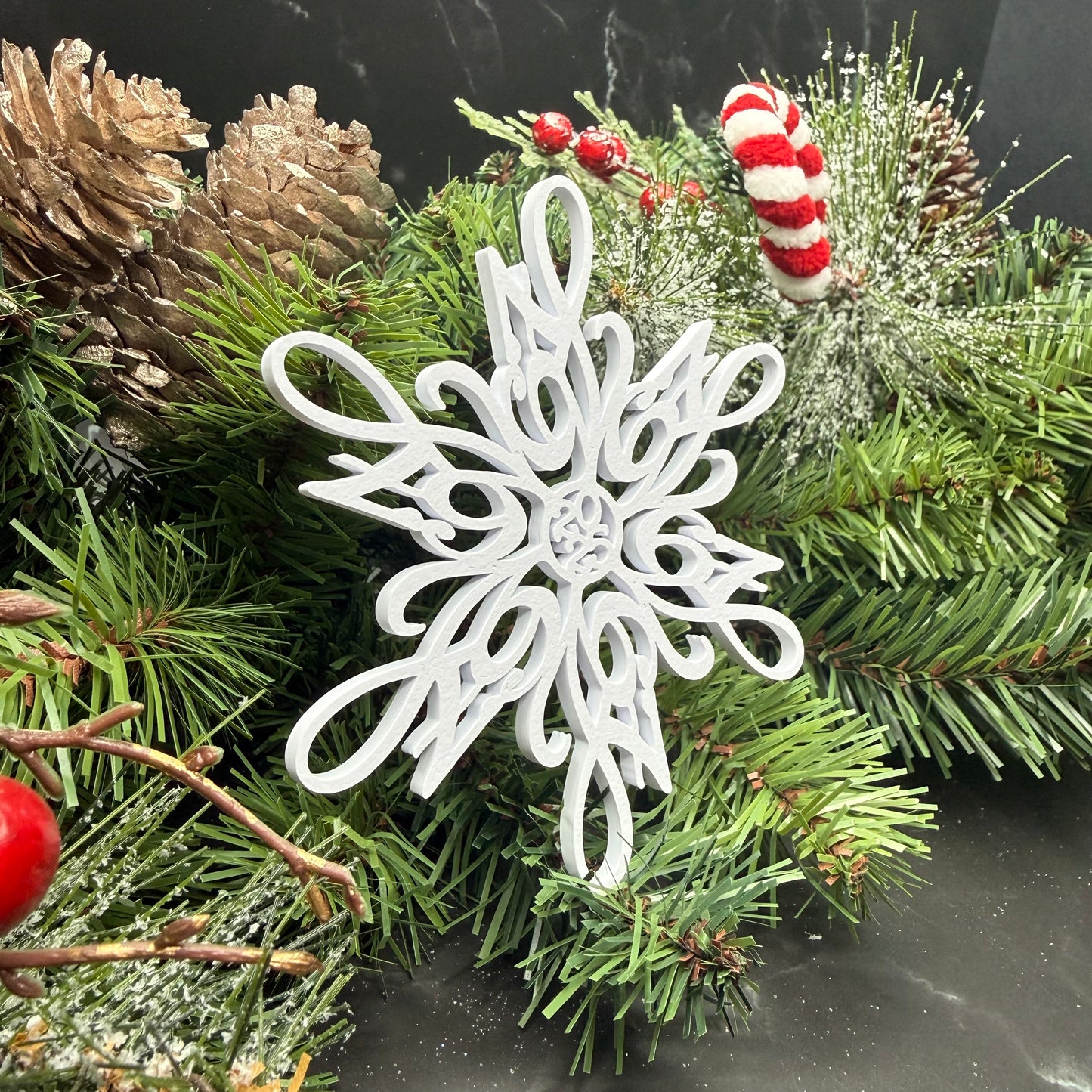 6 7 Trend Snowflake Ornament