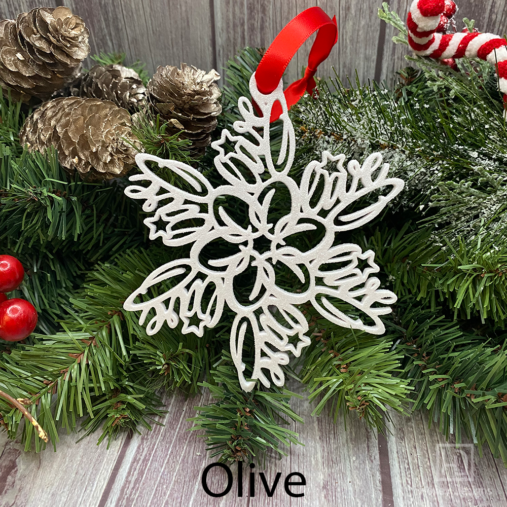 Personalized Snowflake Ornaments