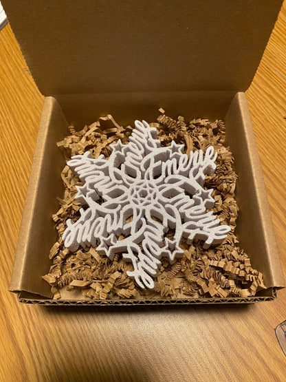 Fuck Flake Ornament No. 1 — Funny Snowflake Christmas Decor