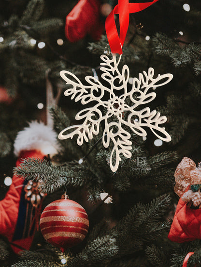 Peace, Love & Hope Ornament Set — Spiral Design