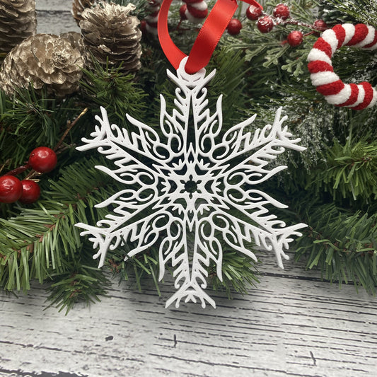 Fuck Flake Ornament No. 5 — Funny Snowflake Christmas Decor