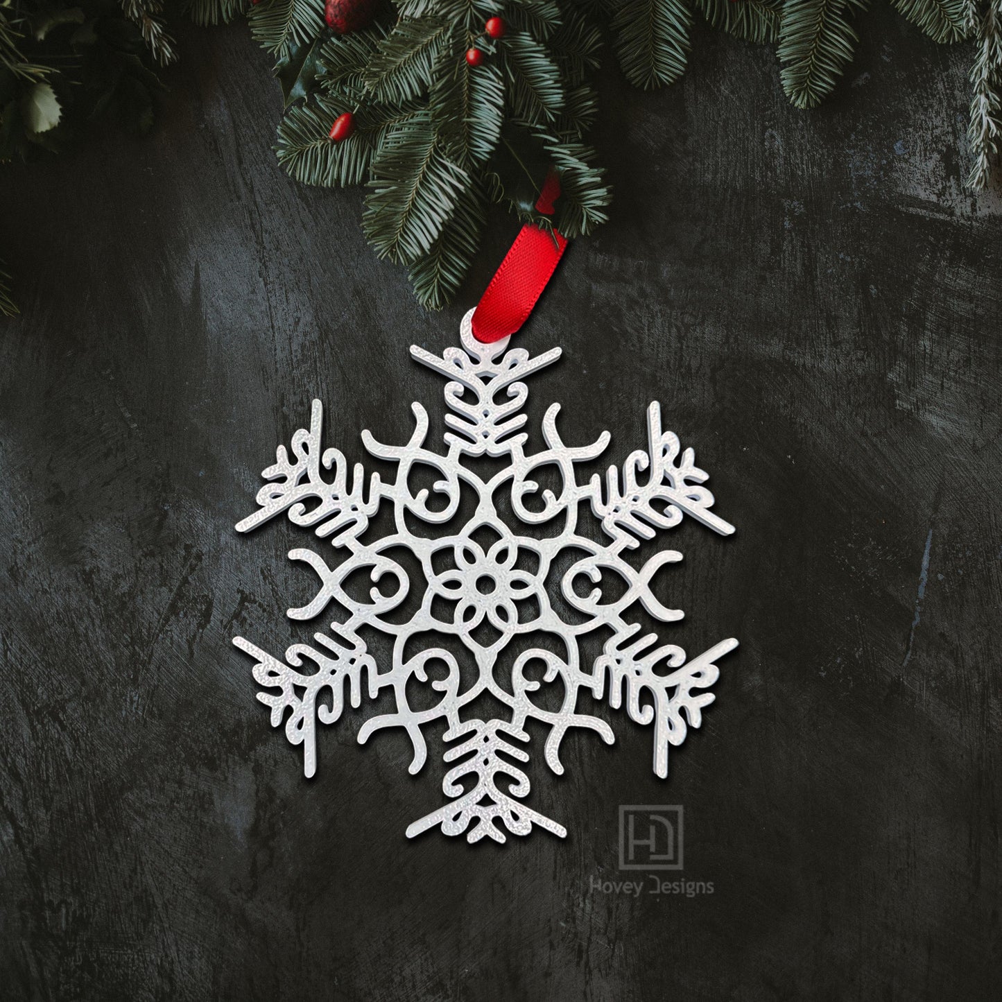 Fuck Flake Ornament Funny Snowflake: Custom Christmas Holiday Decor