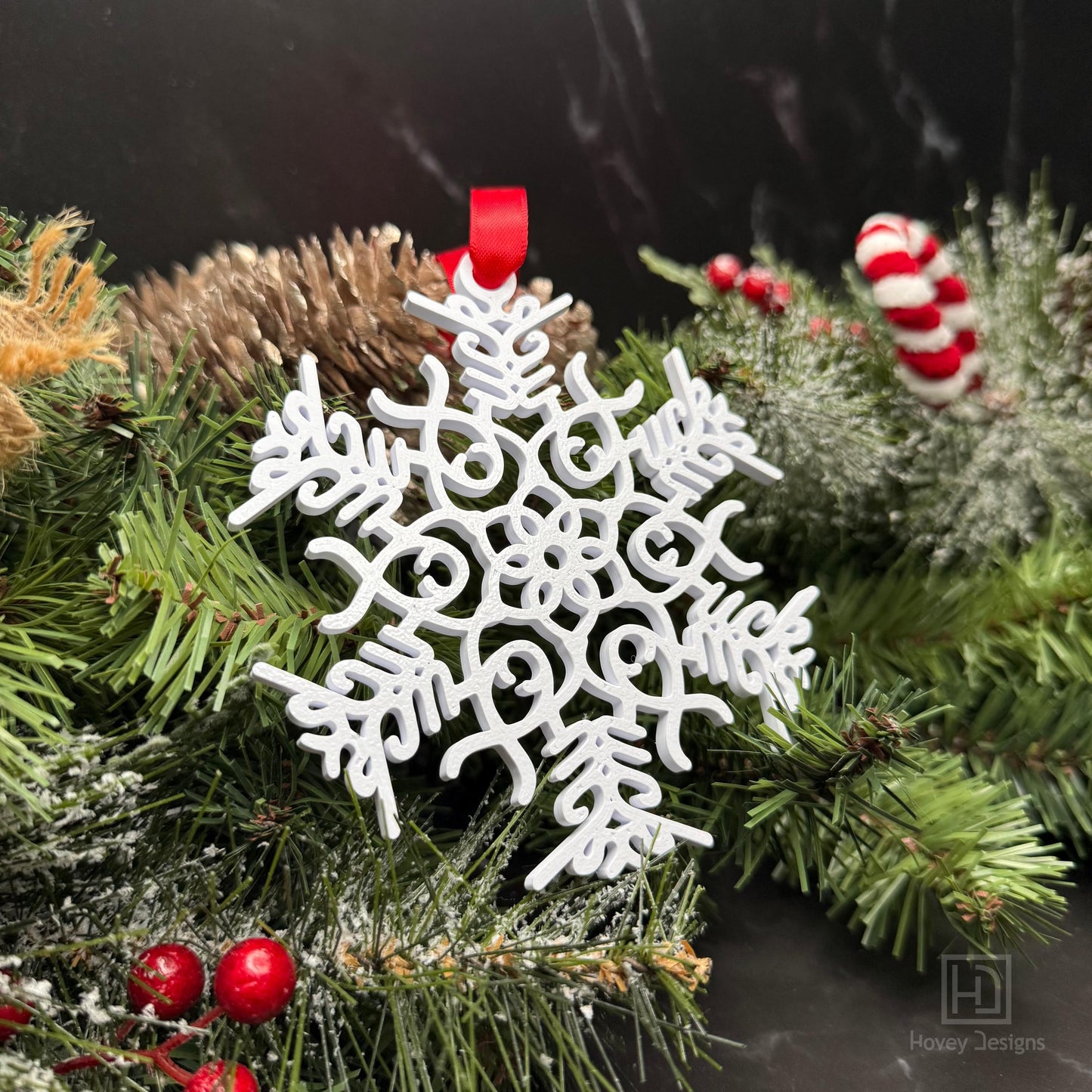 Fuck Flake Ornament Funny Snowflake: Custom Christmas Holiday Decor