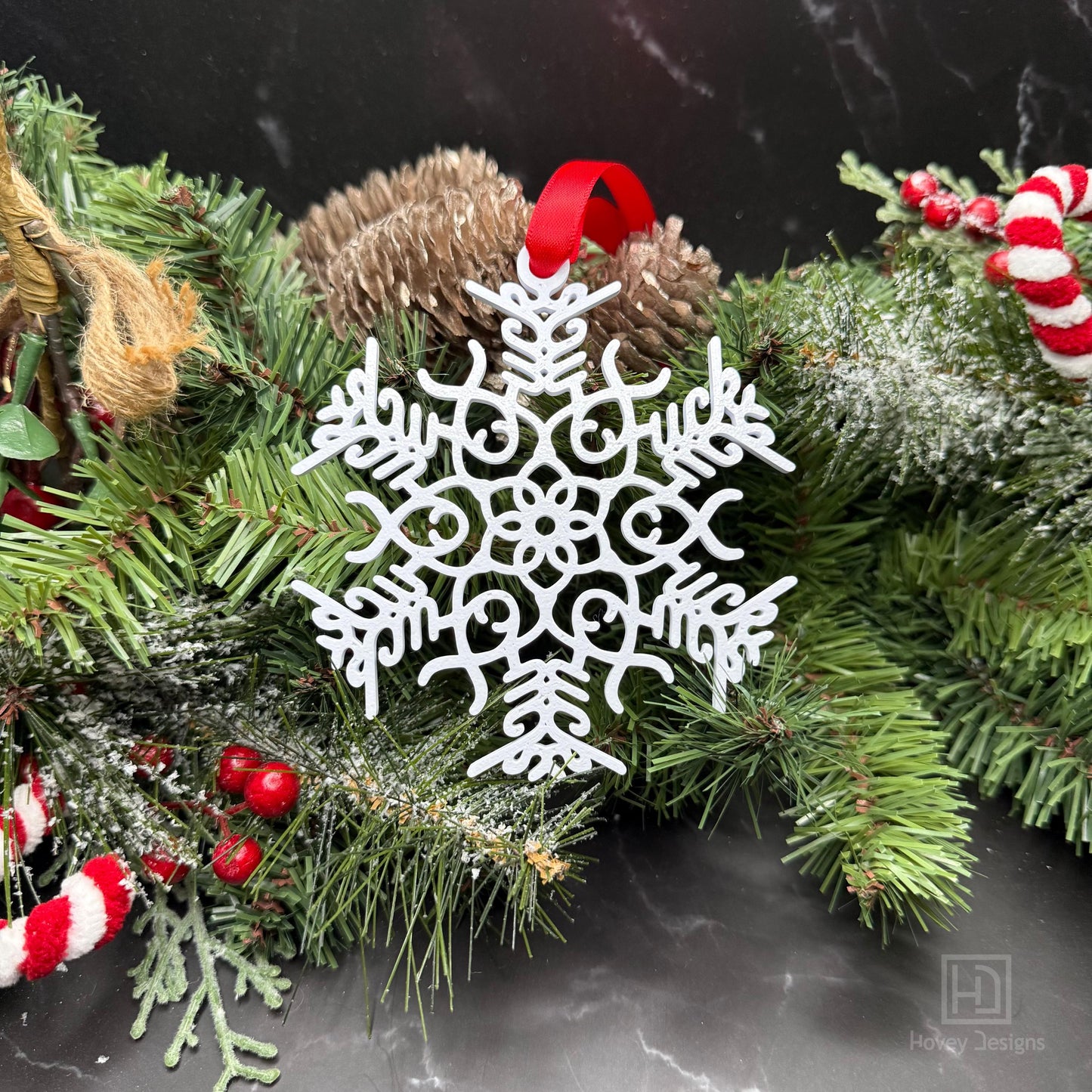 Fuck Flake Ornament Funny Snowflake: Custom Christmas Holiday Decor