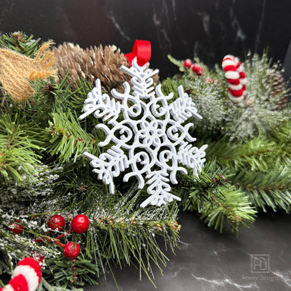 Fuck Flake Ornament Funny Snowflake: Custom Christmas Holiday Decor