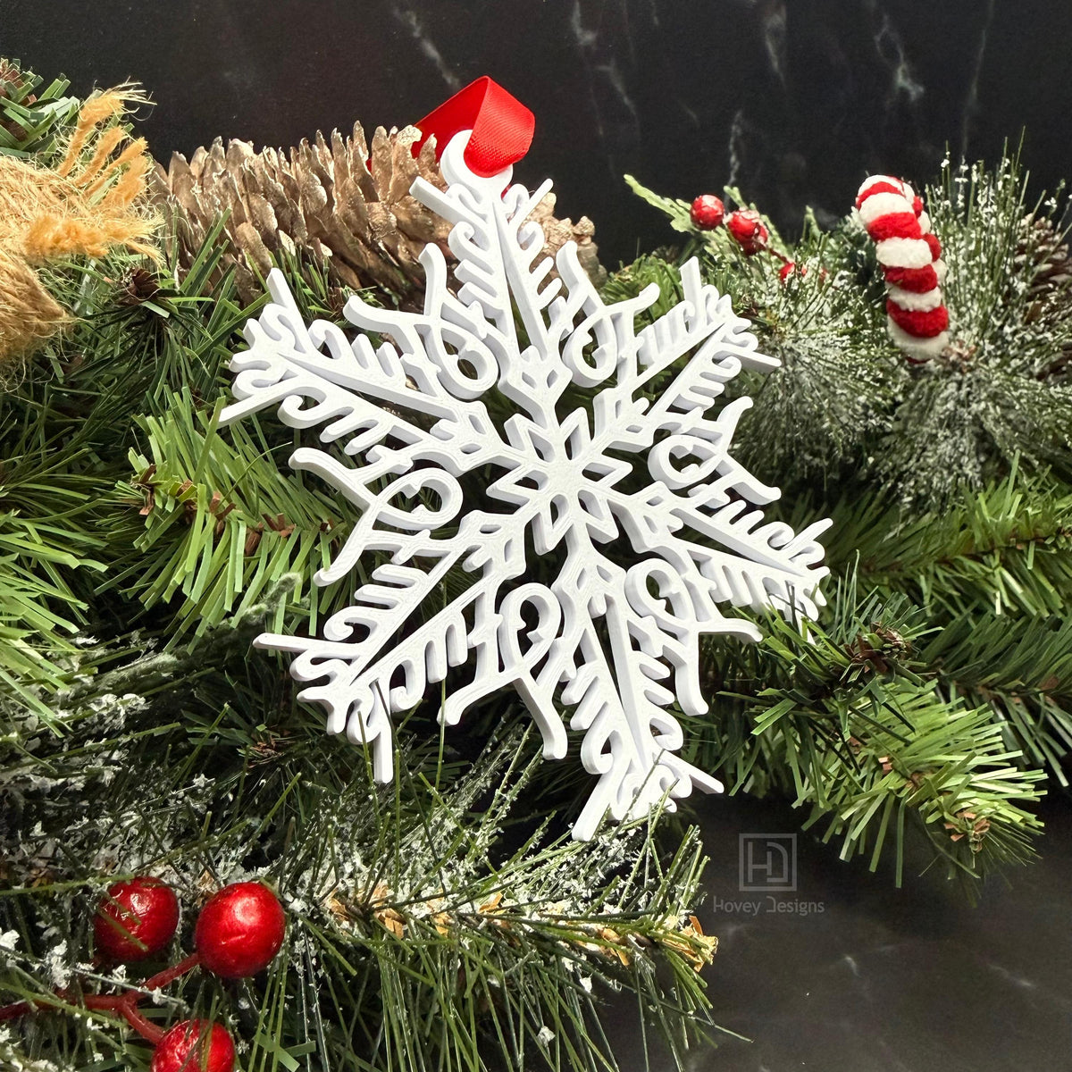 Fuck Flake Ornament No. 6 — Funny Snowflake Christmas Decor