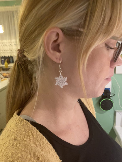 Fuck Flake Snowflake Earrings